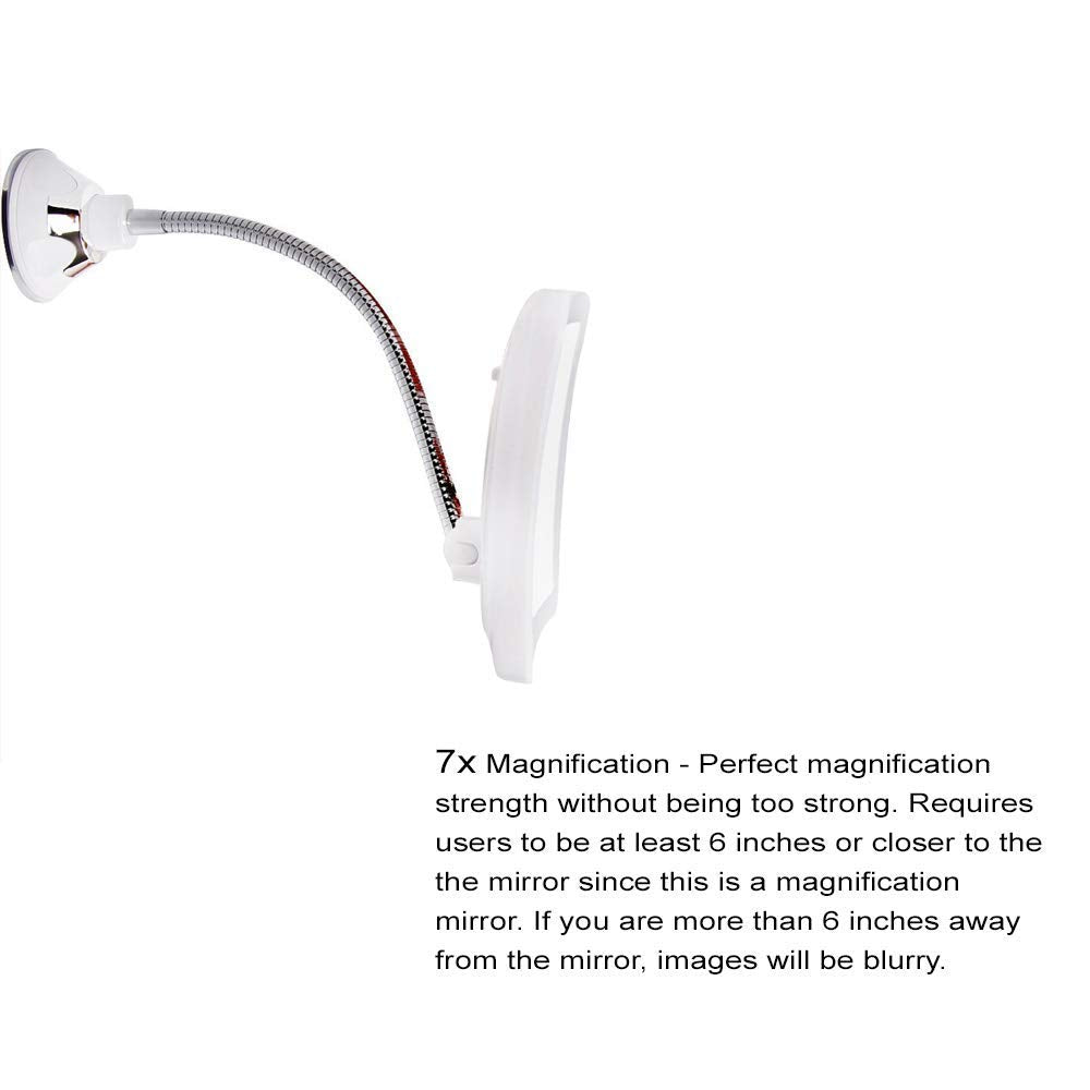 SunplusTrade Miroir col de cygne flexible pour positionnement facile.