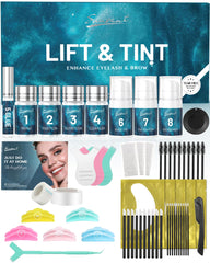 SUNSENT Lash Lift Kit 4 en 1 – emballage élégant prêt à l'emploi pour salon ou domicile