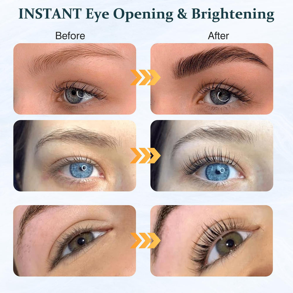 SUNSENT Lash Lift Kit 4 en 1 – formulation vegan sûre pour les cils et sourcils