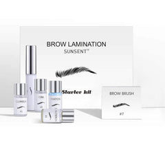 SUNSENT Sourcils Lamination Kit—emballage pratique pour démarrer votre relooking des sourcils à domicile.