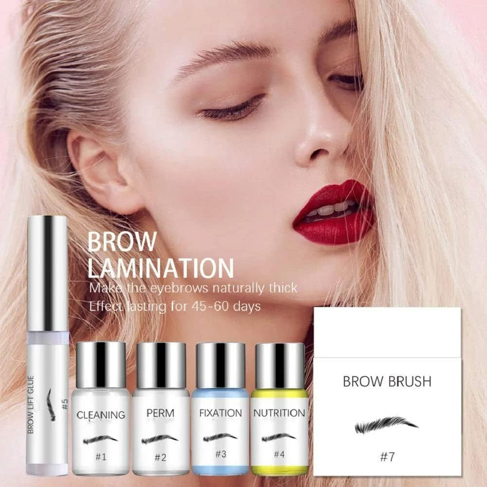 SUNSENT Sourcils Lamination Kit—tenue durable pouvant aller jusqu’à deux mois.