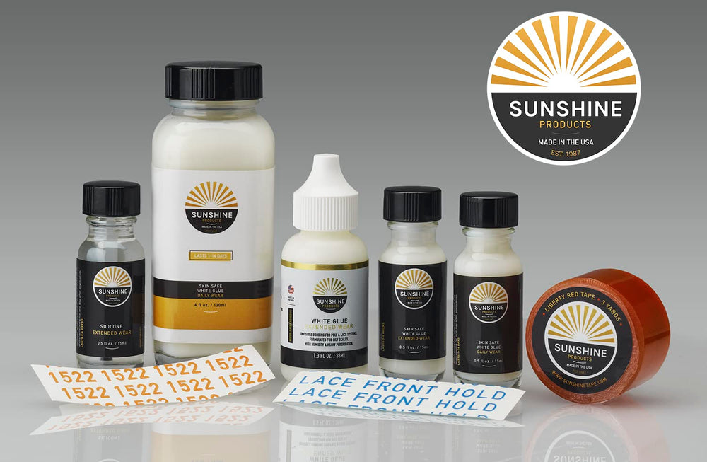 Sunshine Tape 1522 adhésion douce sur cuir chevelu et bases capillaires.