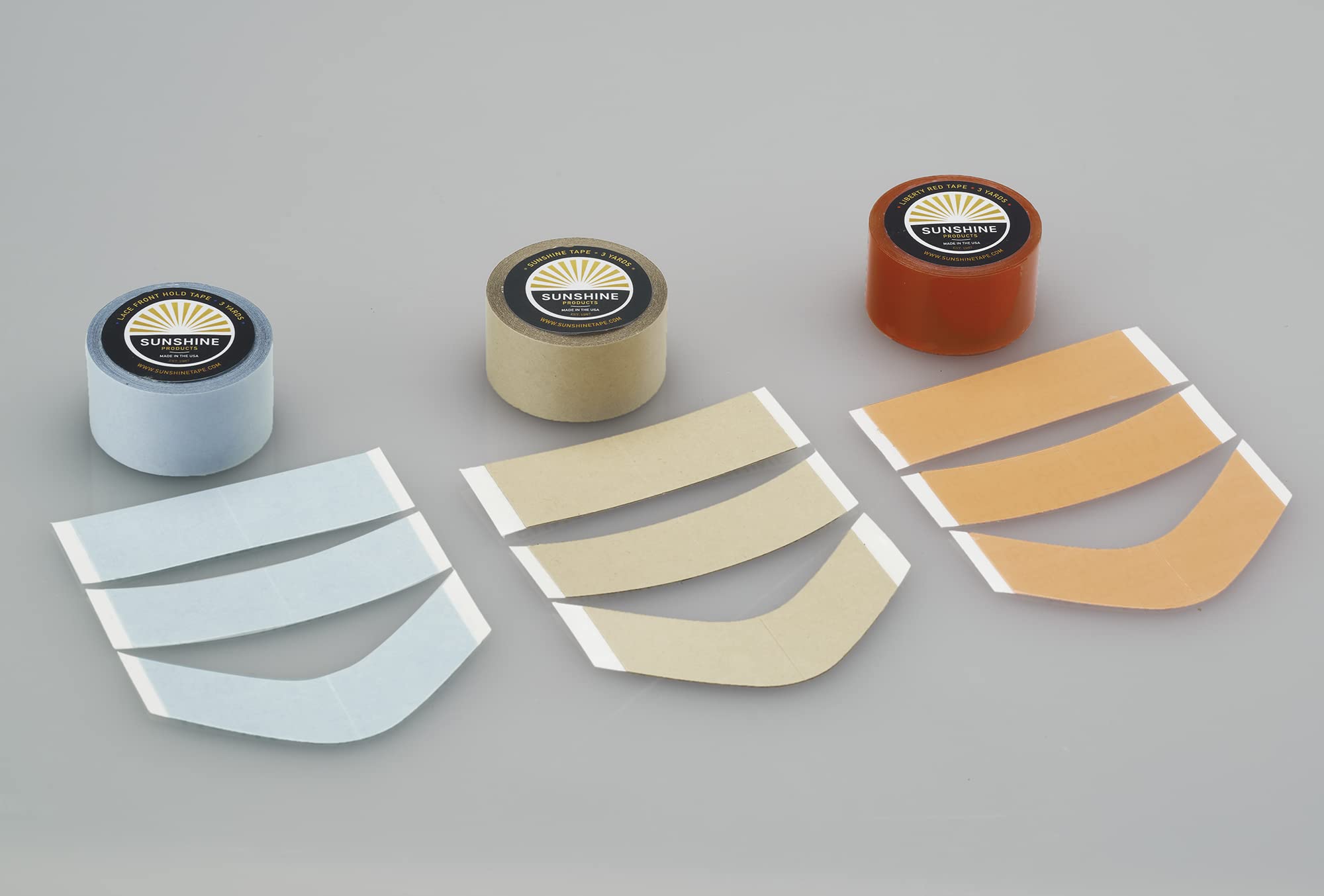 Sunshine Tape 1522 périmètre poly adhésif 19 mm pour base capillaire.