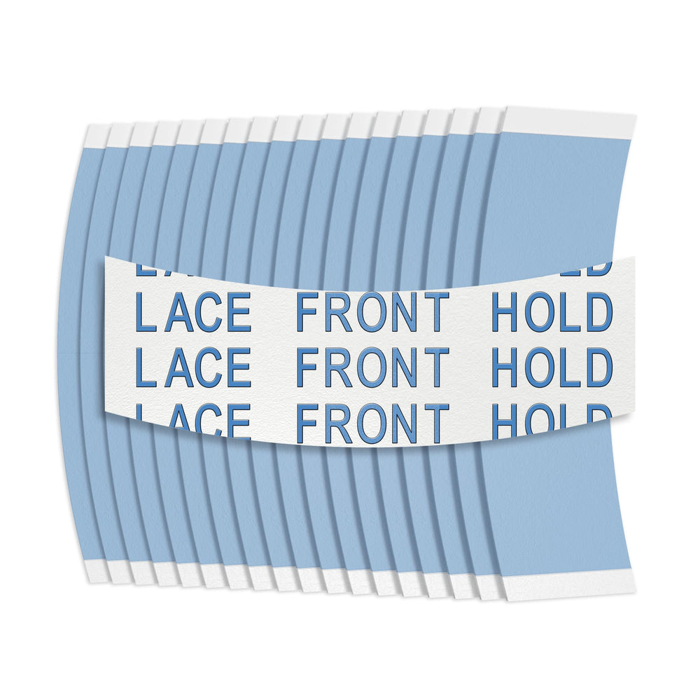 Sunshine Tape: bande double-face bleue pour bordure en dentelle frontale, maintien durable.