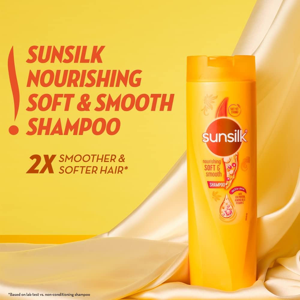 Sunsilk Nourrissant – lavage-cheveux, sensation de propreté et souplesse.