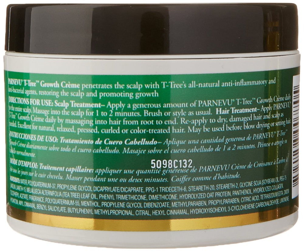 Sunstar Parnevu T-Tree Crème de croissance – texture nourrissante pour cheveux.