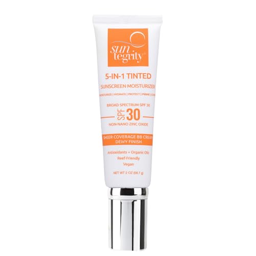 Suntegrity Teinté 5-en-1, échantillons de teinte Golden Light pour un teint uniforme.