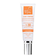 Suntegrity Teinté 5-en-1, échantillons de teinte Golden Light pour un teint uniforme.