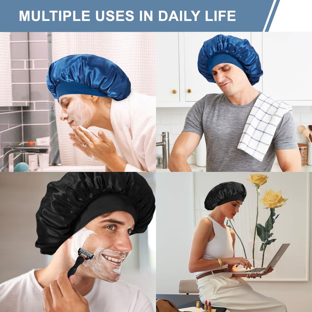 Bonnet Supaze en satin, expérience douce et confortable pour dormir et bouger.