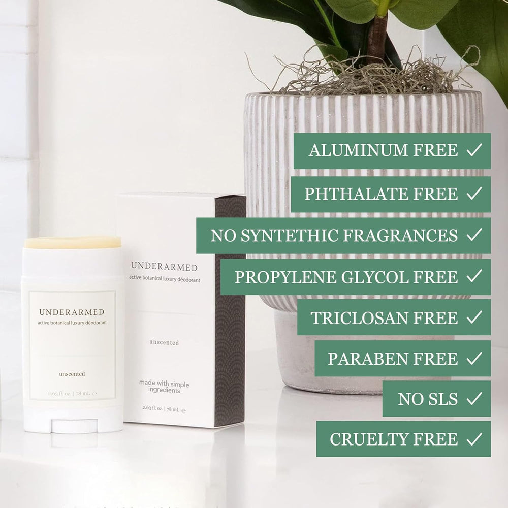 Super Natural Goods Underarmed application stroke demonstrates smooth texture for daily use.