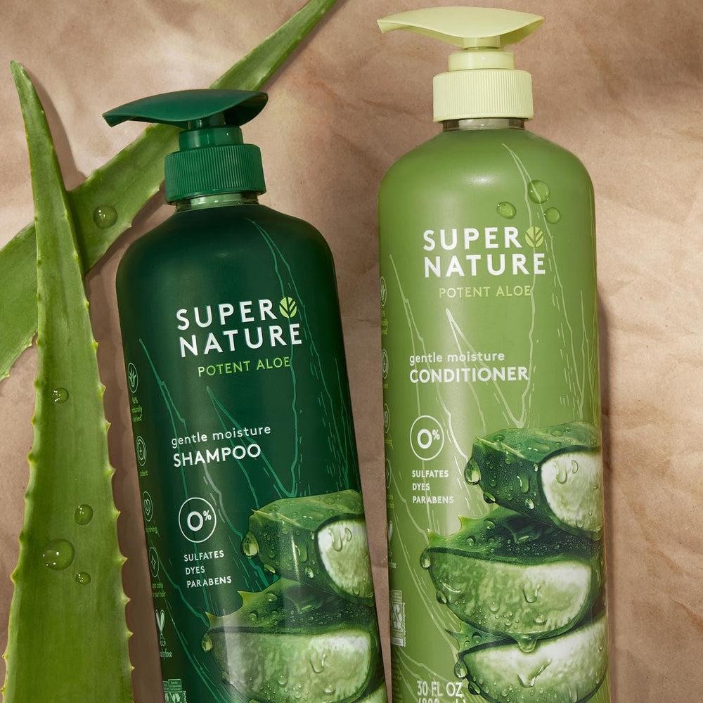 Extrait d’aloe vera présent dans le soin Super Nature pour une hydratation douce.