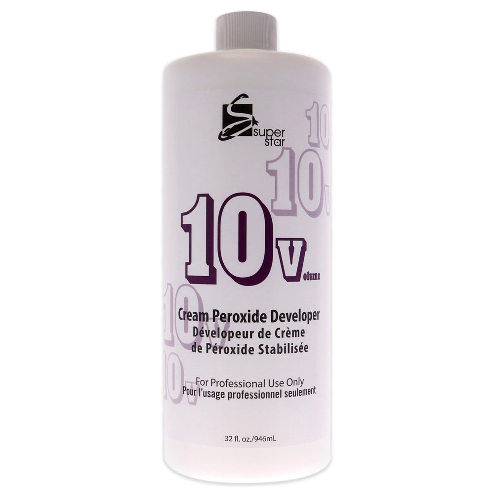 Super Star 10v Creme Peroxyde Développeur — bouteille prête à l’emploi pour coloration maison