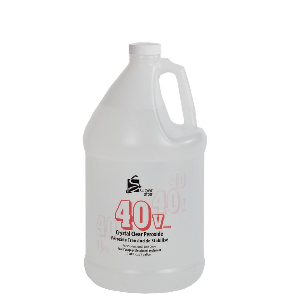 Super Star peroxyde liquide 40V – bouteille, usage professionnel possible, blanchiment efficace