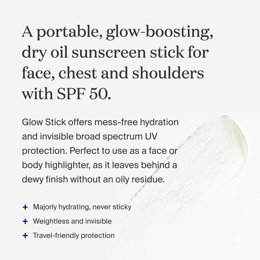Bâton éclat SPF50 Corps: protection légère et éclat en mouvement.
