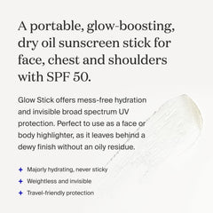 Bâton éclat SPF50 Corps: protection légère et éclat en mouvement.