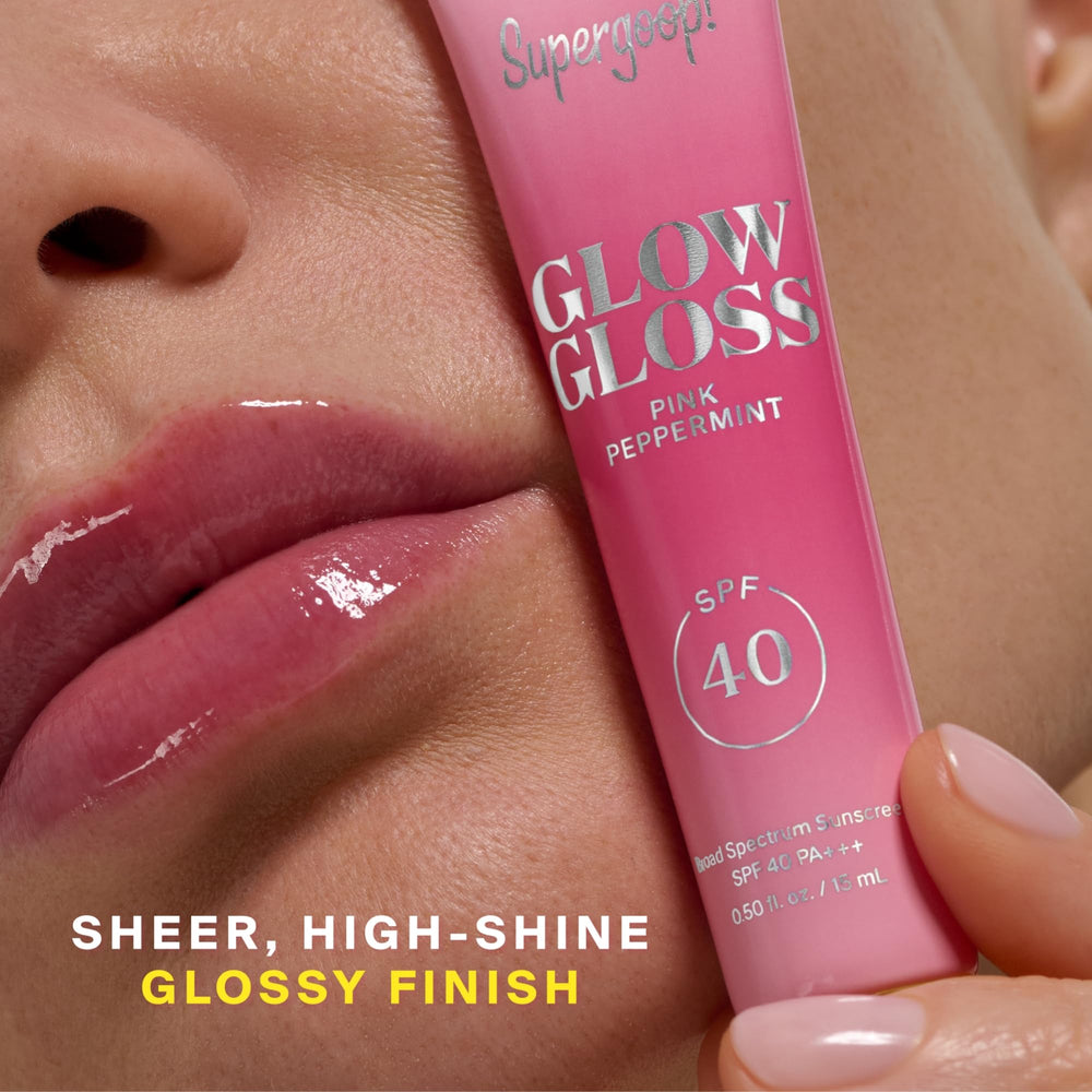 Application quotidienne facile du Glow Gloss SPF40