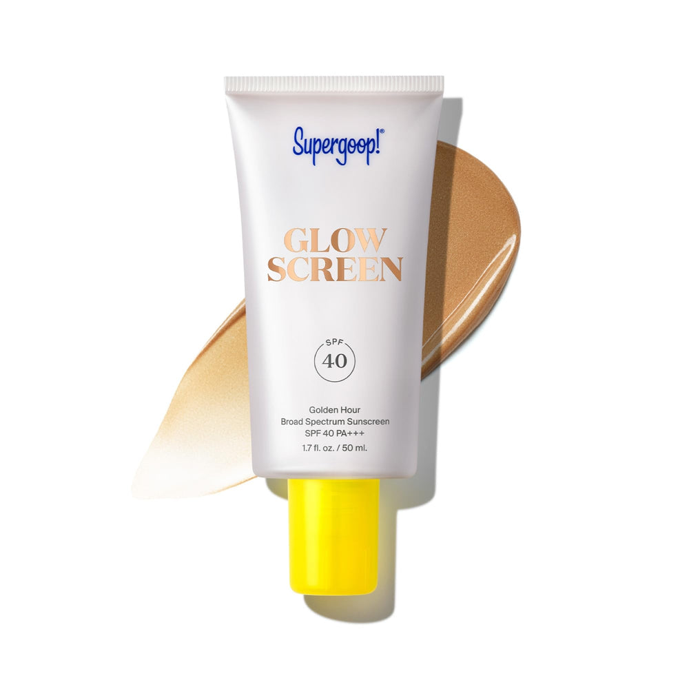 Supergoop! Glowscreen SPF40 heure dorée, bouteille prête à l’emploi pour un éclat sain