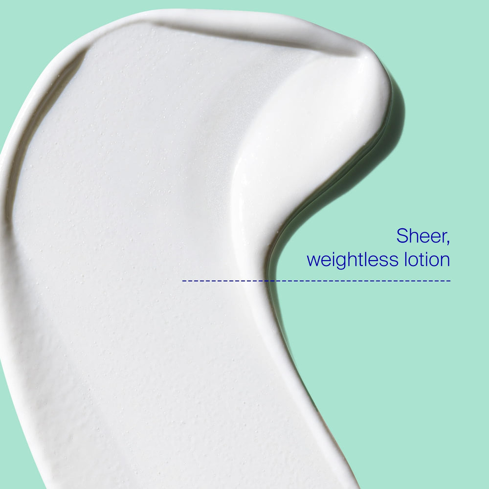 Supergoop! Mineral Sheerscreen satin finish on skin for makeup.