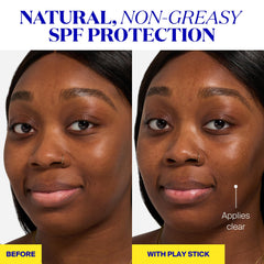 Supergoop PLAY Baton sans parfum, adapté aux peaux sensibles.