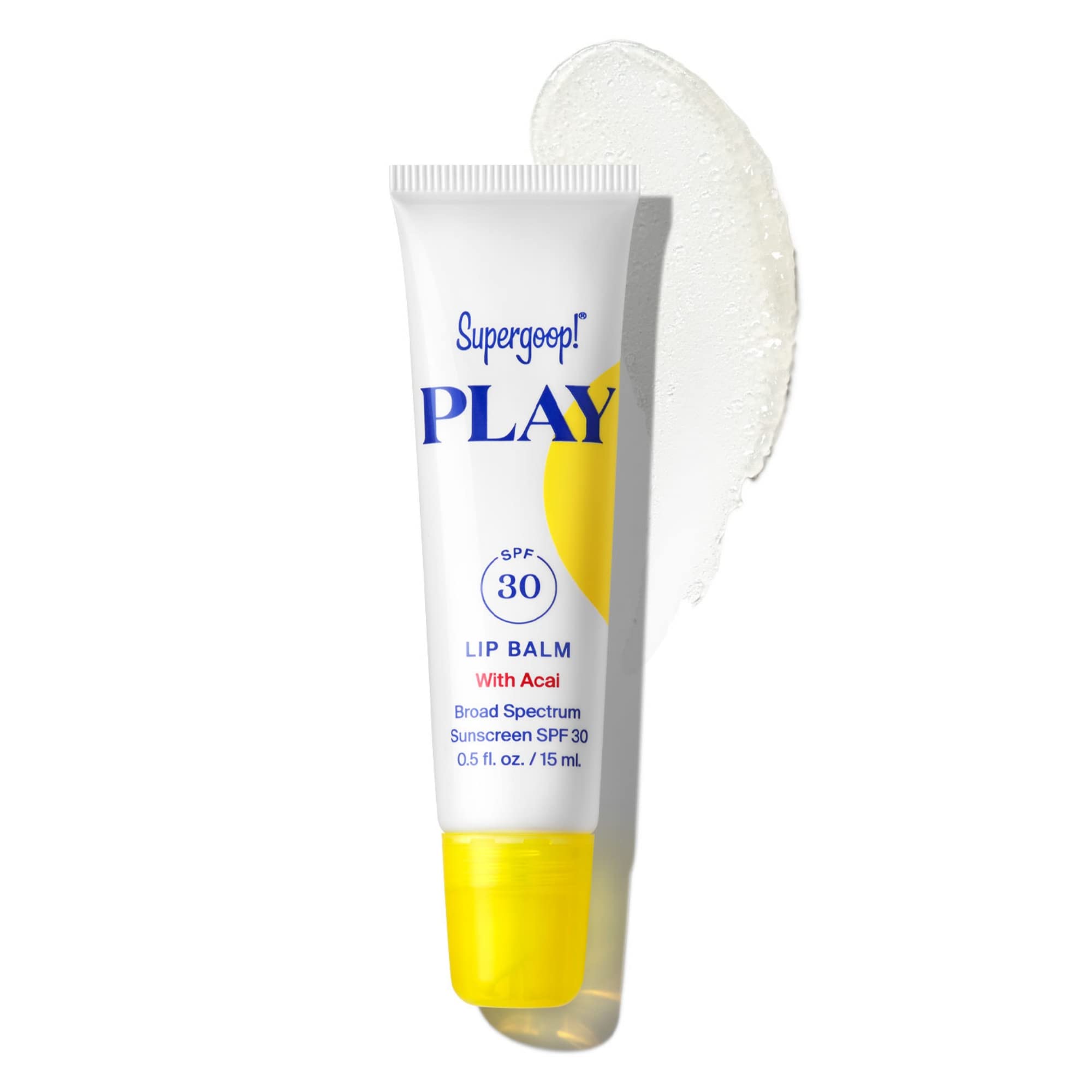 Baume lèvres Supergoop PLAY SPF30 acai pour hydratation et protection
