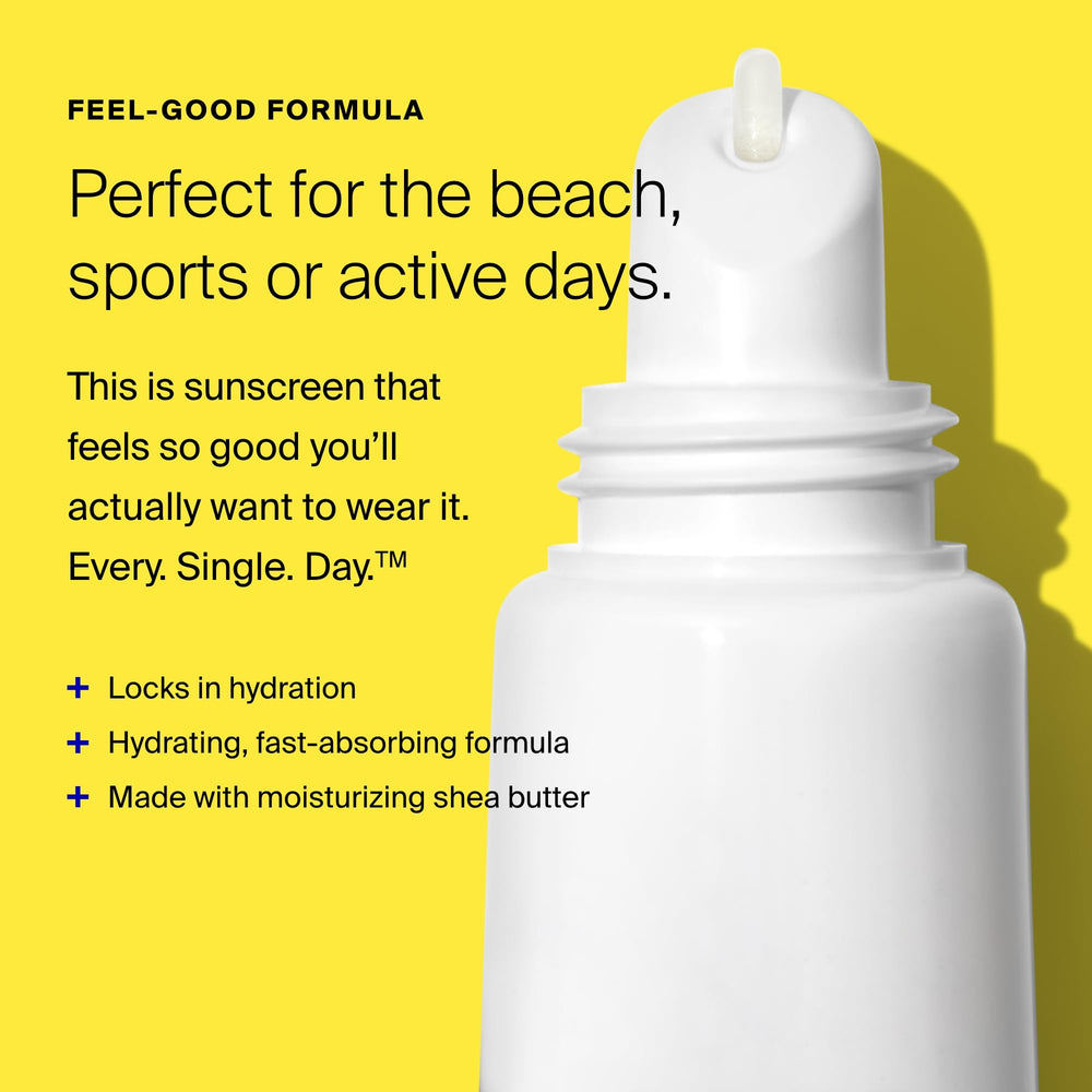 Étiquette Supergoop PLAY SPF30 menthe – symbole de protection et fraîcheur.
