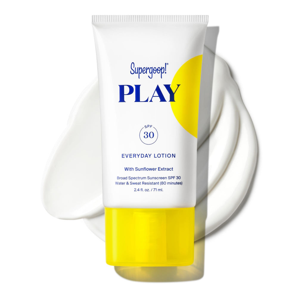 Supergoop PLAY Everyday SPF 30 Lotion – bouteille prête à l'emploi, hydratante.