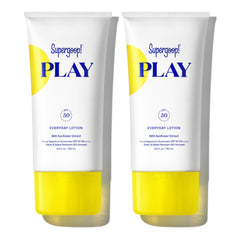 Supergoop! PLAY Everyday SPF50—bouteille et protection légère pour visage et corps.