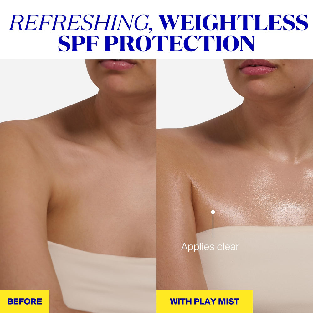 Supergoop PLAY SPF30 avec vitamine C et antioxydants pour nourrir la peau.