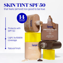 Supergoop Protec(tint) – fini naturel pour un teint frais et uniforme.