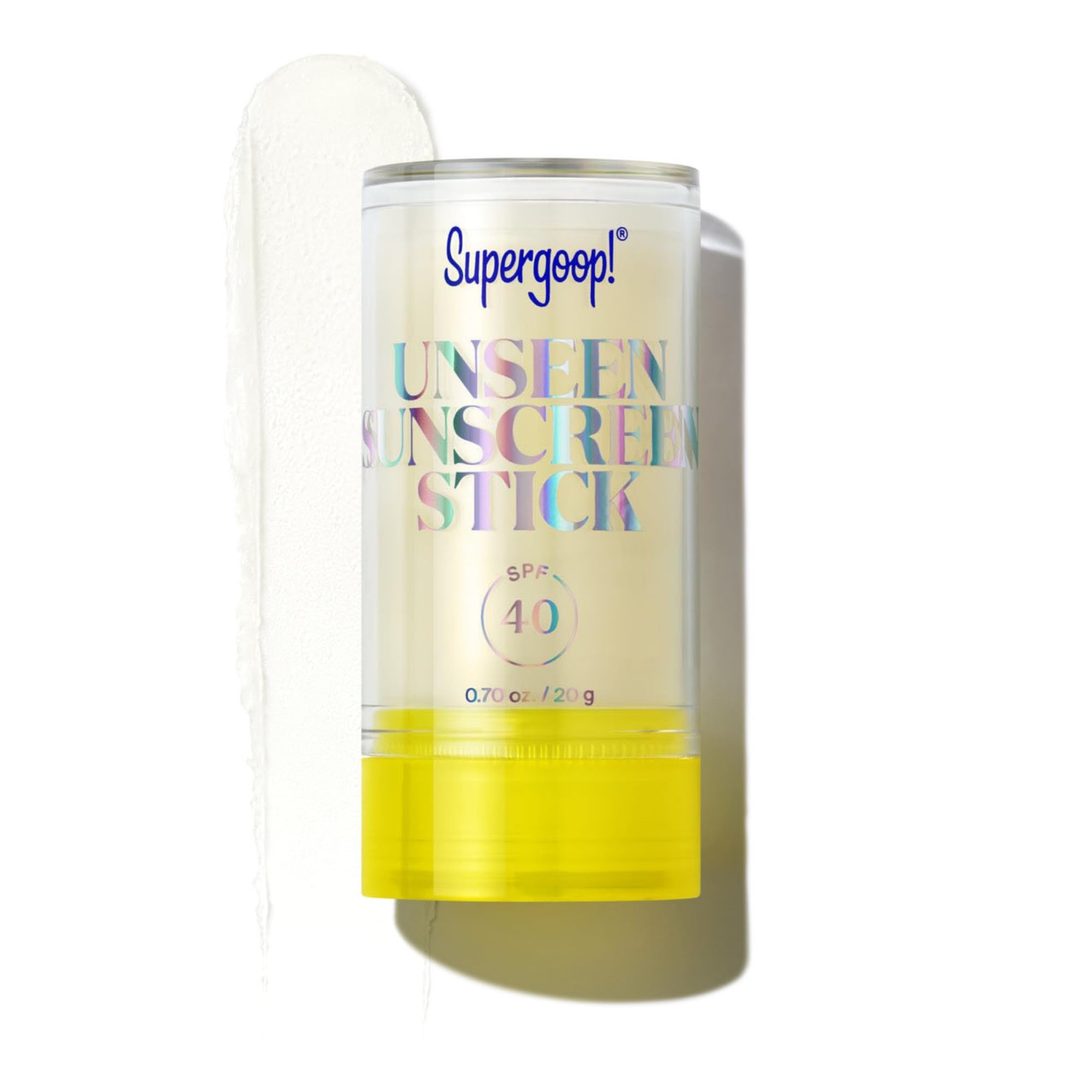 Stick solaire invisible Supergoop! SPF 40, protection UV discrète