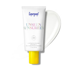 Supergoop Unseen crème solaire visage invisible prête à l'application quotidienne sans film blanc