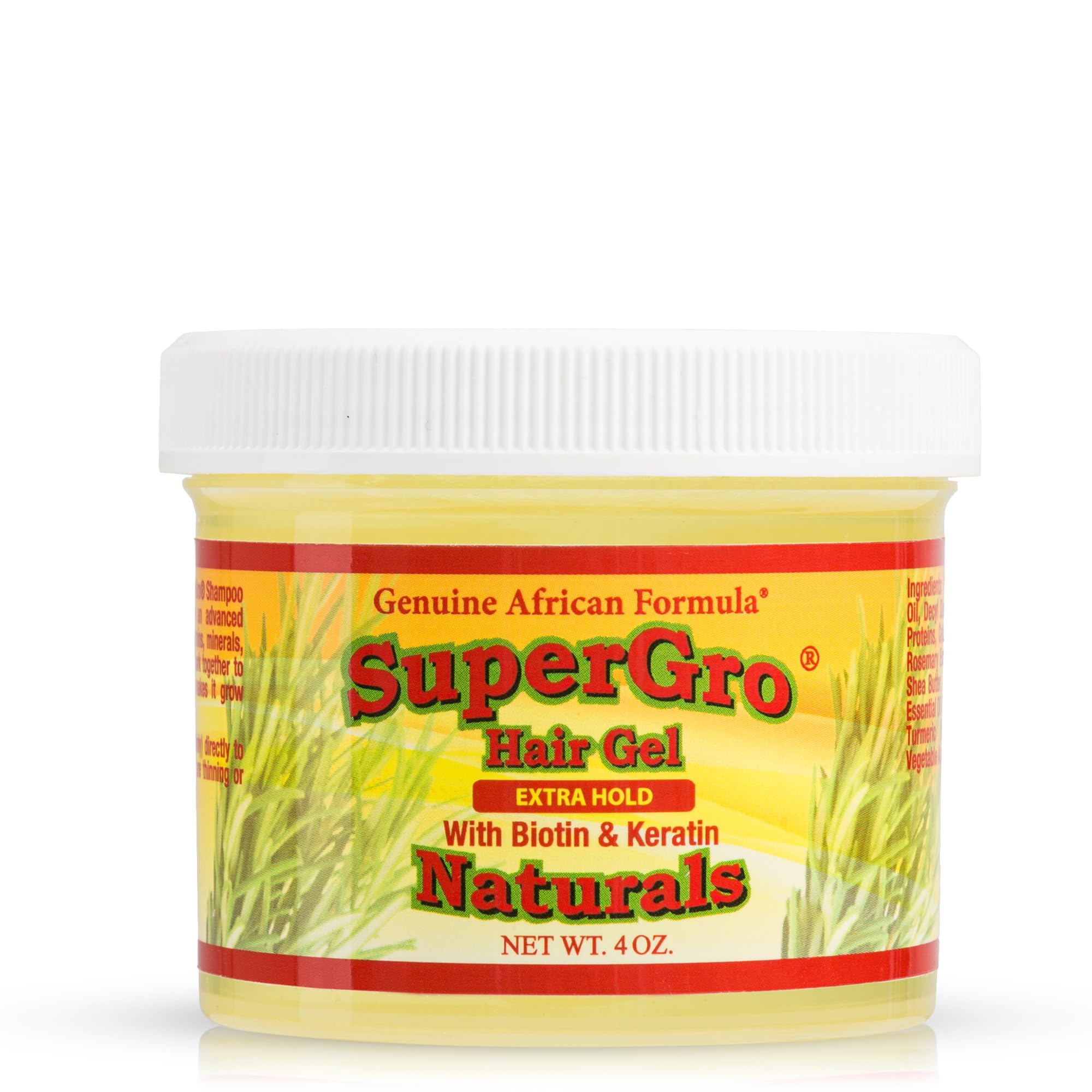 Gel SuperGro en bouteille pour une tenue renforcée des tresses et locks