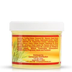 Texture du gel SuperGro offrant une brillance naturelle et coiffage doux