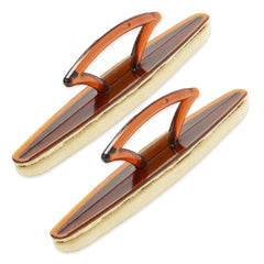 SuperNail buffer chamois 7 pouces pour brillance naturelle des ongles.