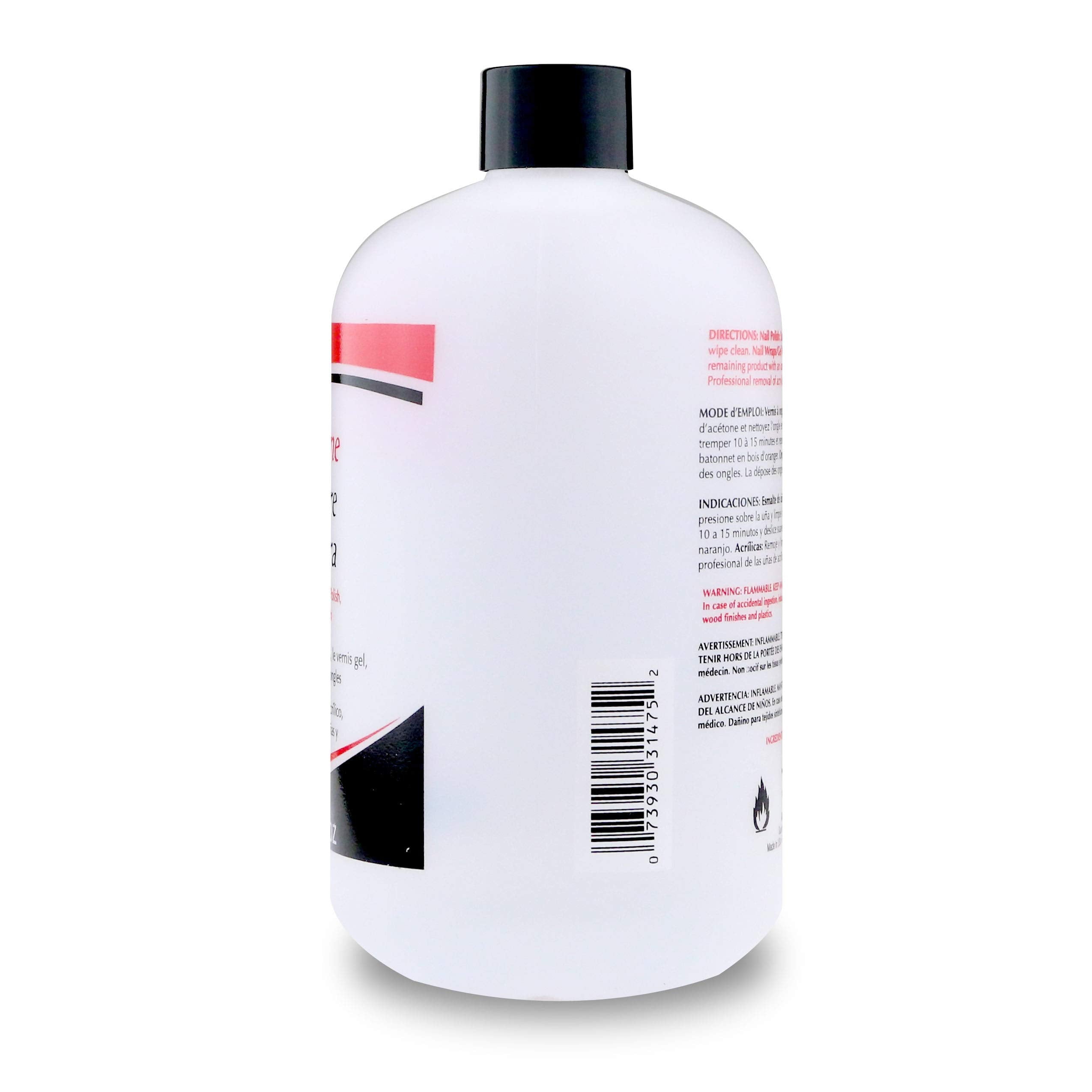 SuperNail Pur Acétone: utilisation en salon pour retirer rapidement les gels et acryliques