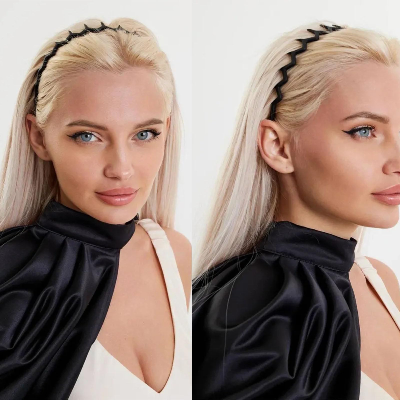 Supgoodom accessoire cheveux facile à enfiler autour de la tête pour maîtriser la coiffure