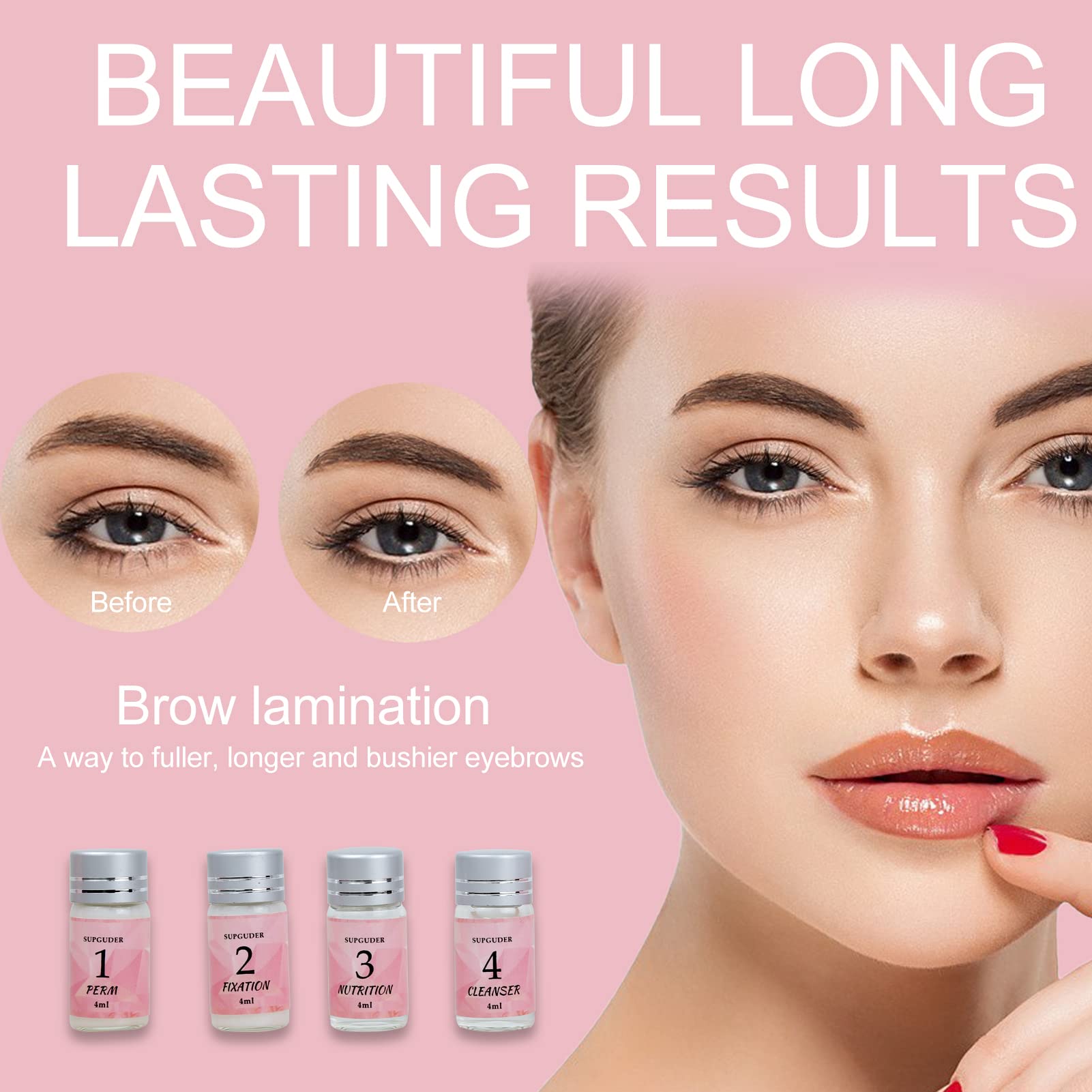  SUPGUDER emballage coffret soin cils-sourcils: présentation pratique.