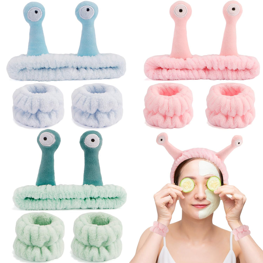 Bandeau SuPoo pour spa visage en microfibre doux et absorbant.