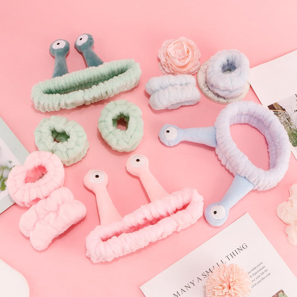 Ensemble SuPoo de 9 pièces, coloris rose et design mignon.
