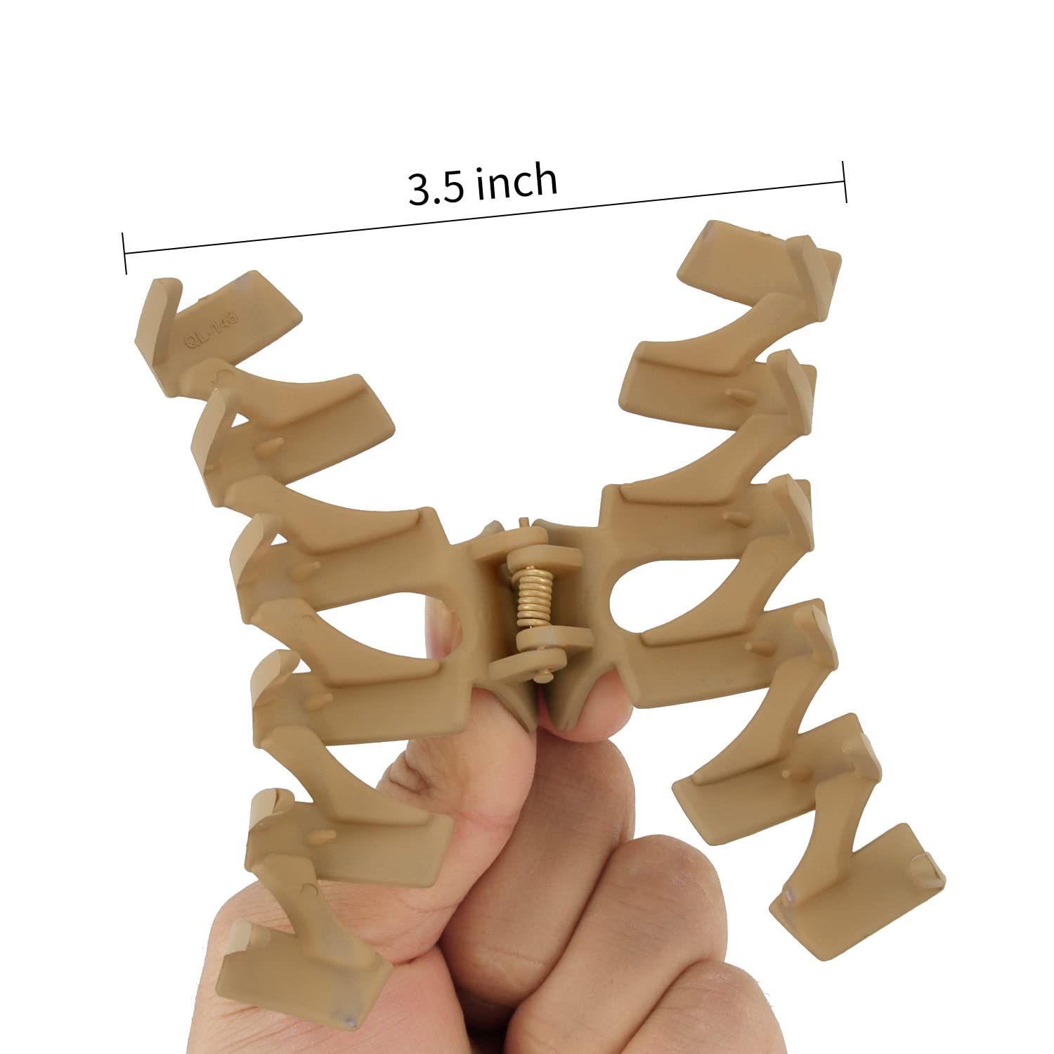 Pinces SuPoo banane grande taille, efficace sur cheveux volumineux.