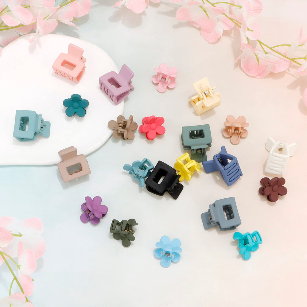 Pinces fleurs miniatures SuPoo non glissantes pour une coiffure fiable.