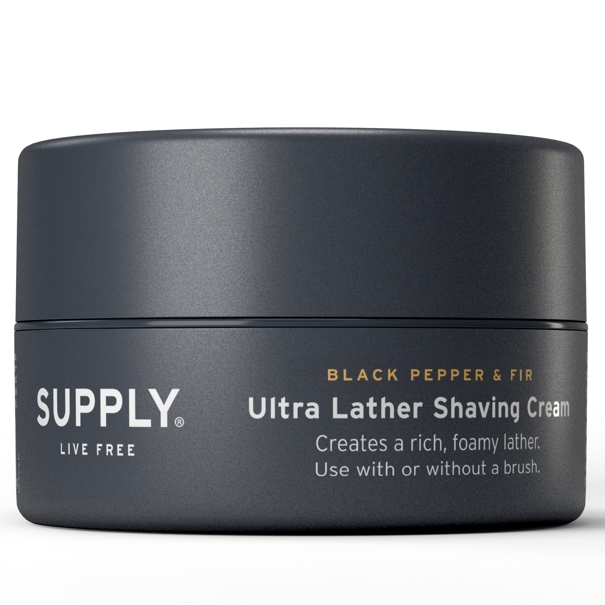 SUPPLY Ultra Lather – crème de rasage épaisse, passage en douceur.