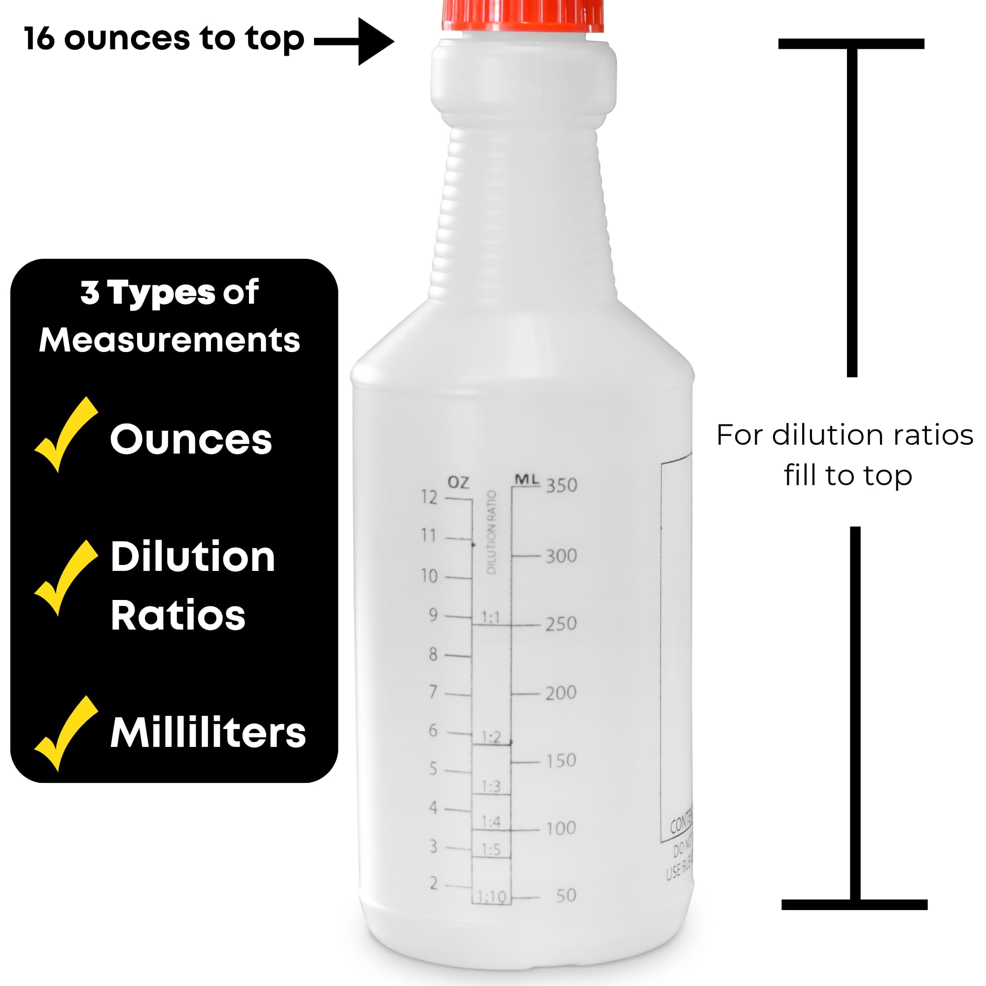 Gachette et pulverisation precis sur une bouteille SupplyMaid.