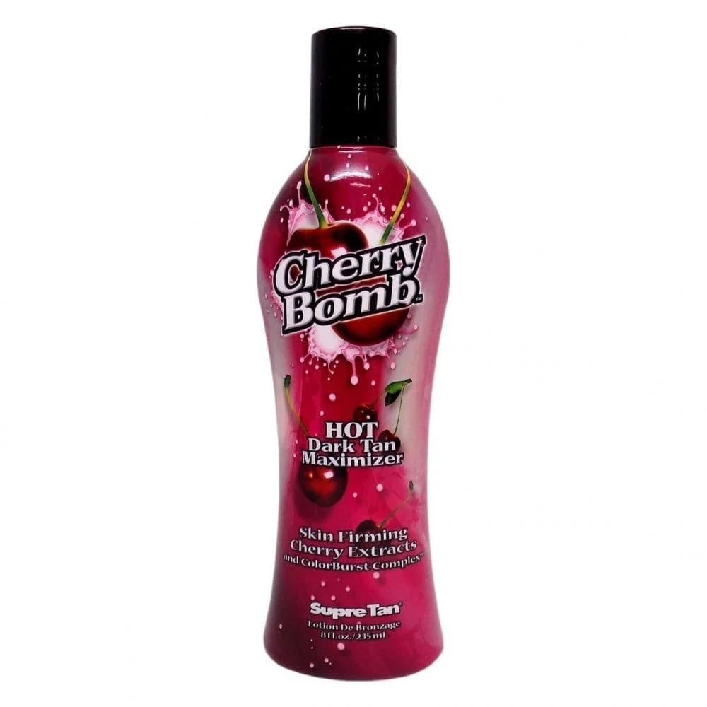 Supre Cherry Bomb – bouteille de lotion bronzante pour un bronzage profond