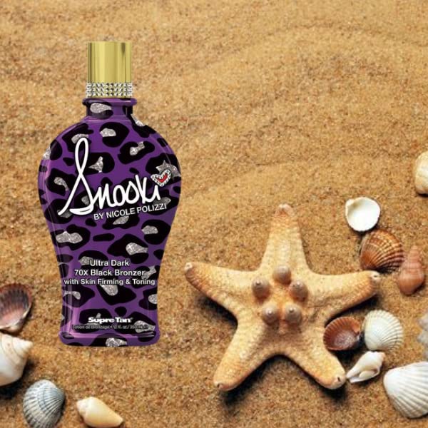 Huile de coco et soin hydratant dans Supre Snooki Ultra Dark 70x pour peaux nourries.