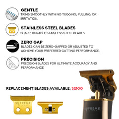 Barber-kit Supreme Trimmer avec accessoires complets pour coupe pro.