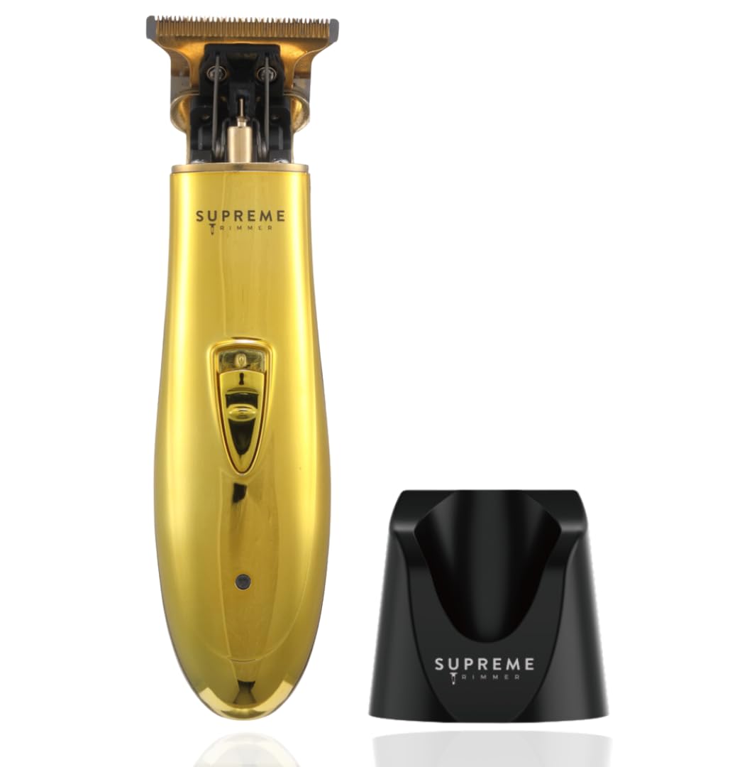 Supreme Trimmer T-Shaper ST5200 doré avec lame en T pour contours nets.
