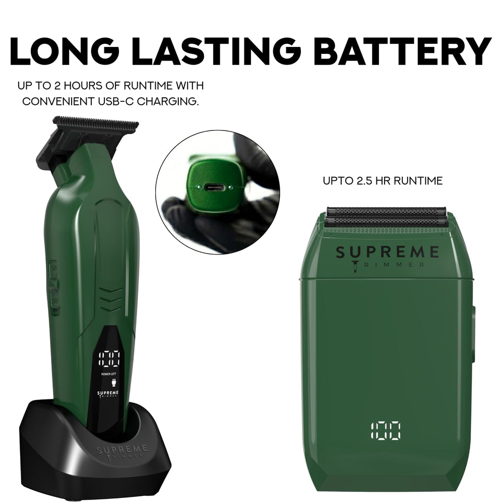 Option sans fil ou filaire avec Supreme Trimmer, flexibilité d’utilisation