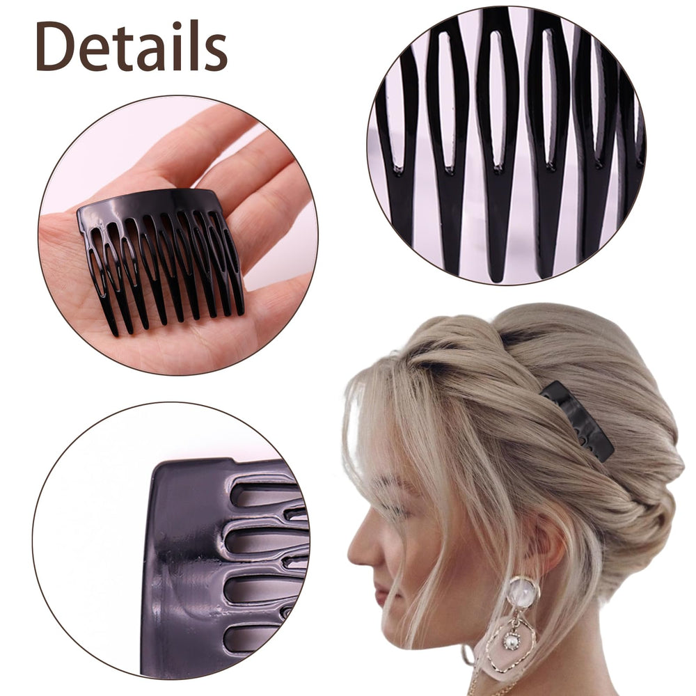 Suptizizkz pinces françaises latérales tortue, garantissent chignon durable et élégant.