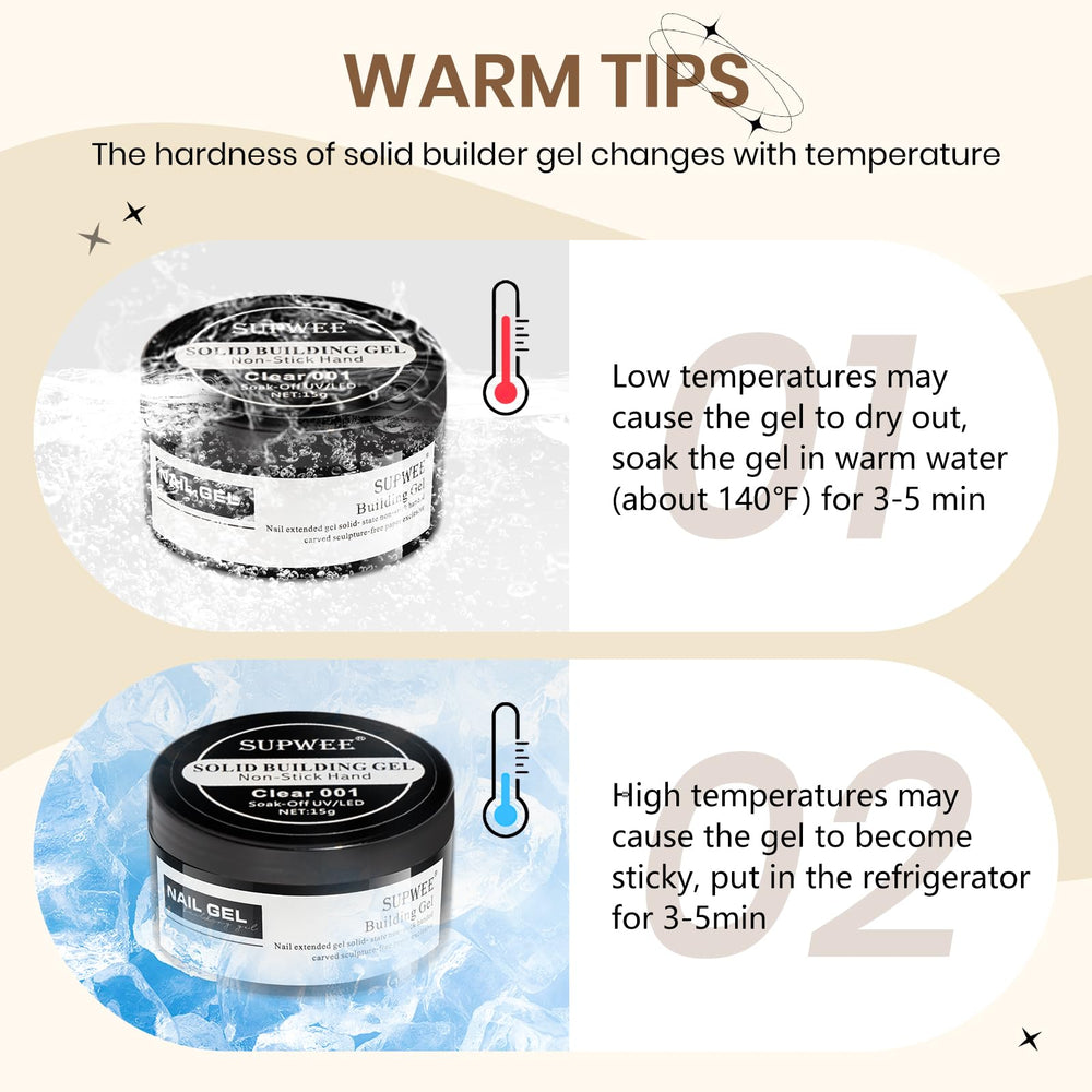 SUPWEE accessoires ongles, ensemble pratique pour manucure à domicile.